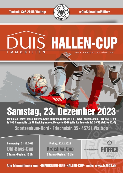 Teutonia SuS Waltrop DUIS Immobilien Hallen Cup 2023